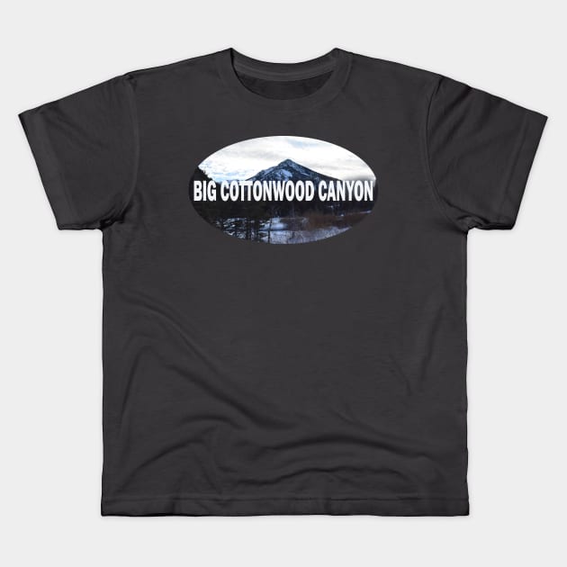 Big Cottonwood Canyon Kids T-Shirt by stermitkermit
